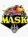 M.A.S.K. - Sticker Graphic - Auto, Wall, Laptop, Cell, Truck Sticker for Windows, Cars, Trucks