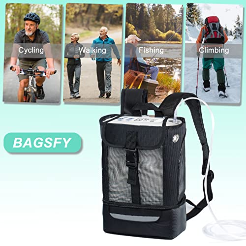 Image of BAGSFY Upgraded Oxygen Concentrator Backpack for Inogen One G5, G3, Lightweight Machine Carrying Bag for Inogen One G5 Accessories and Battery.