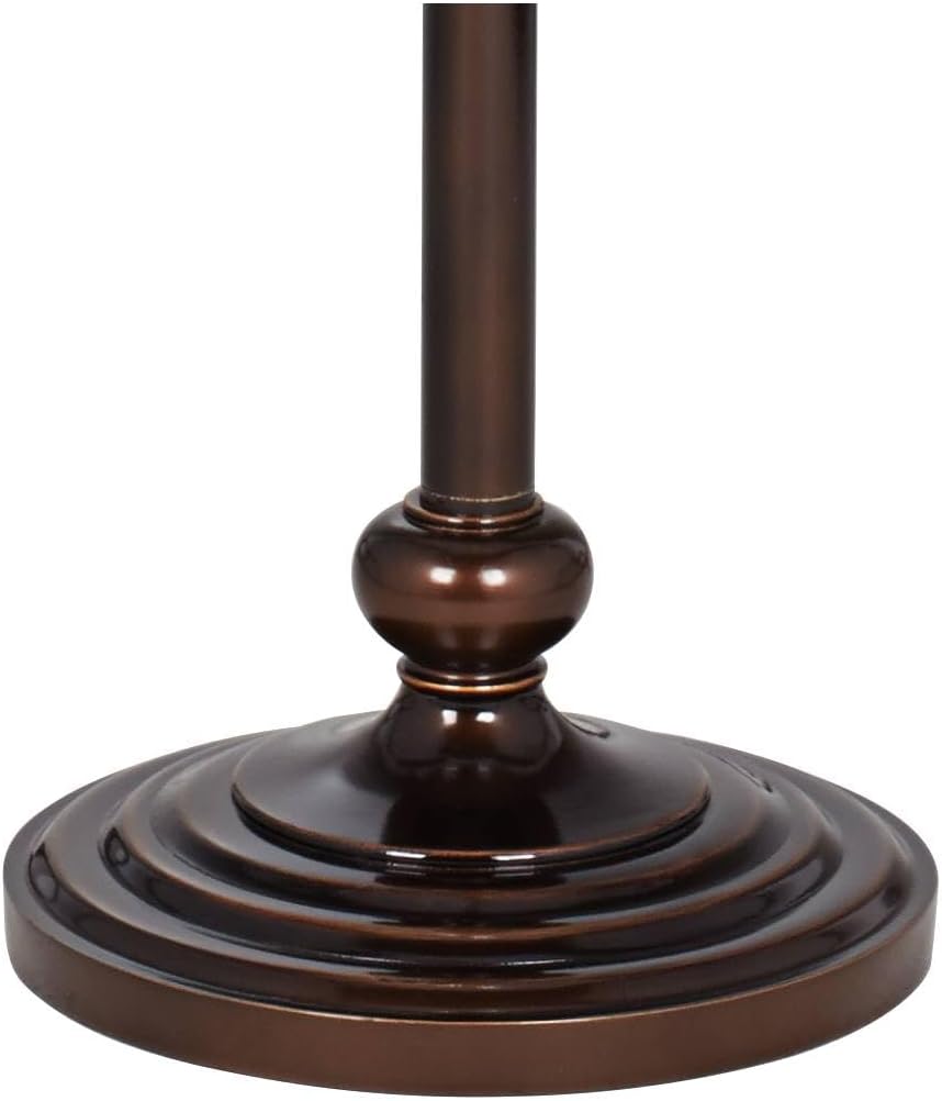 Regency Hill Brooke Traditional 60" Tall Standing Floor Lamps Set of 2 Lights Pull Chain Brown Metal Bronze Finish Living Room Bedroom House Reading Office Home Decor Entryway Dining Indoor Family