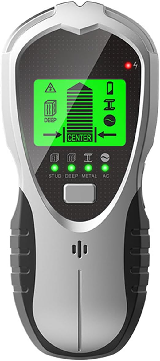 Stud Finder Wall Scanner - 4 in 1 Electronic Wall Wood Metal Stud Finder Edge Center Beam Finders Stud Sensor with HD LCD Display for the Center and Edge of Wood AC Wire Metal Studs Joist Pipe
