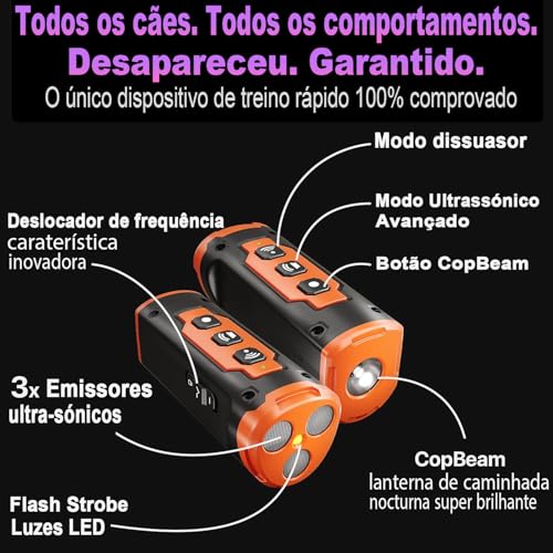 Protetor de Latido para Cães, Aparelho Anti latido, Dispositivo antilatido e dissuasão de latidos pa