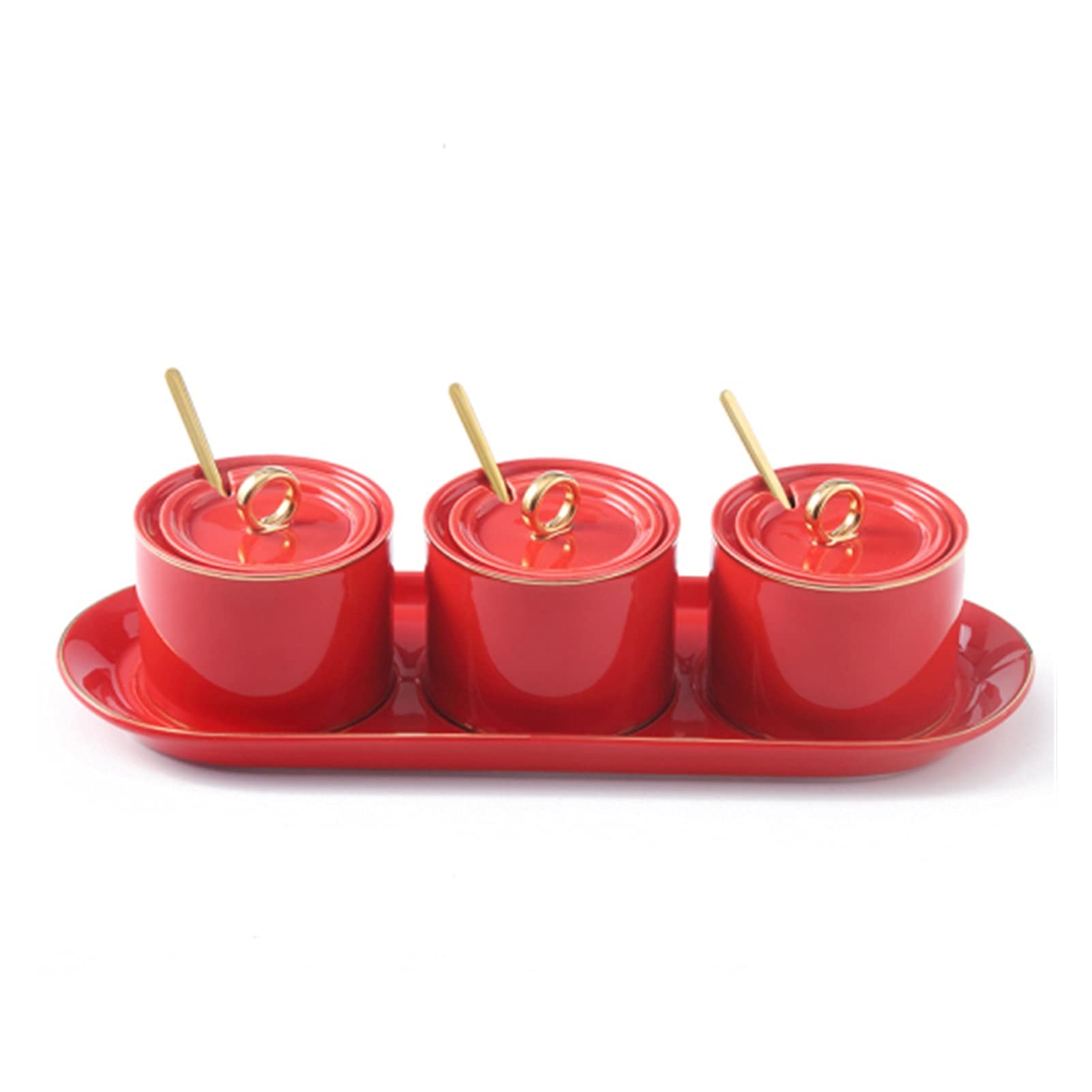 Ceramic Storage Jar Seasoning Jar Set With Lid Ceramic Seasoning