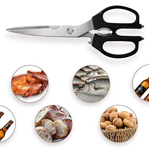 image for LAMIGA Kitchen Shears/Scissors,Heavy Duty Meat Scissors, Dishwasher Sa