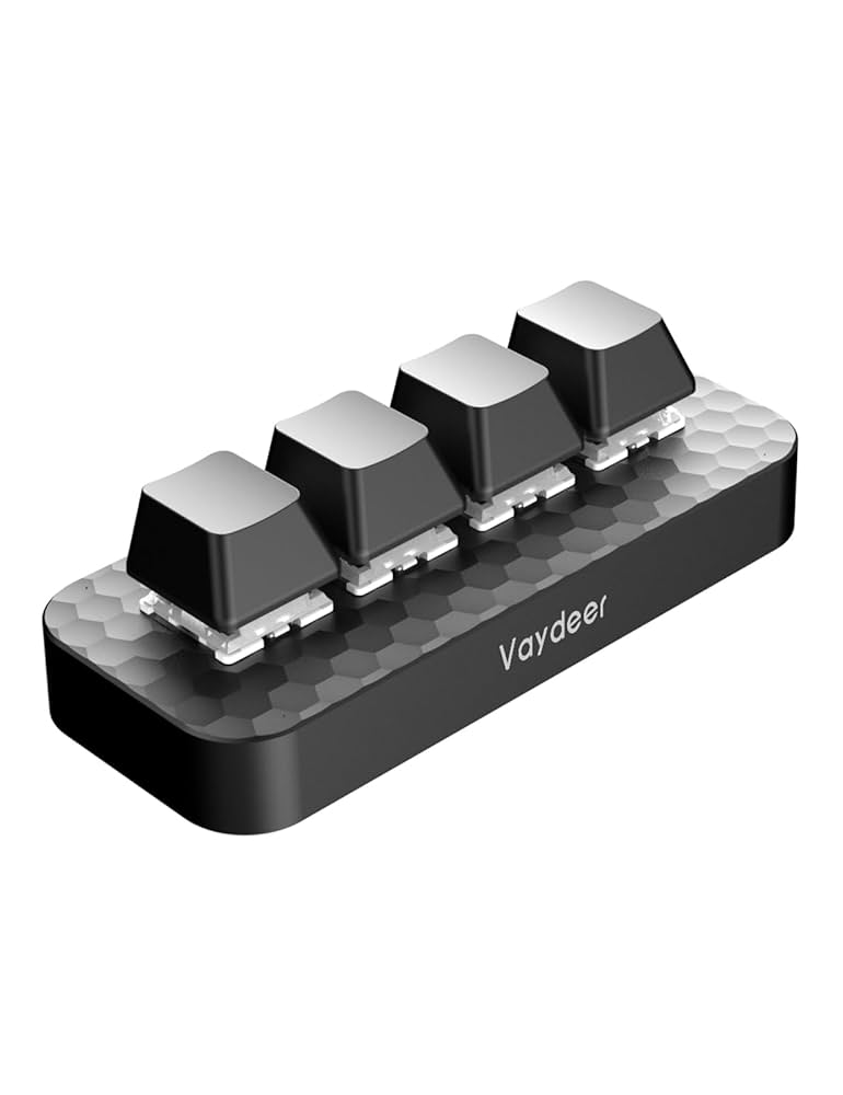 Amazon.co.jp: Vaydeer プログラマブルキーボード 4キー