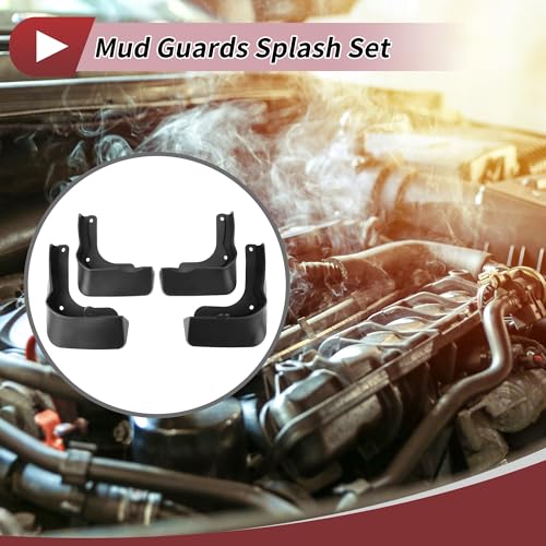 Image of 1 Set Mud Flaps Splash Guards for Hyundai Mufasa 2023 Front and Rear Mud Guards W /Mount Accessories