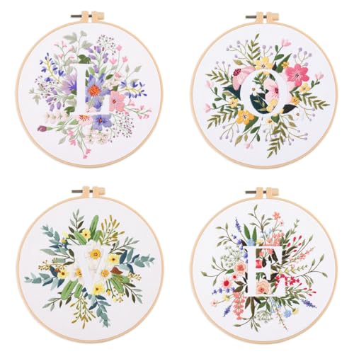 Broderie point de croix imprimé motif fleurs solution loisir créatif facile