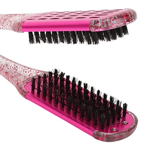 Cepillo planchador doble ZJchao para cabello miniatura 6