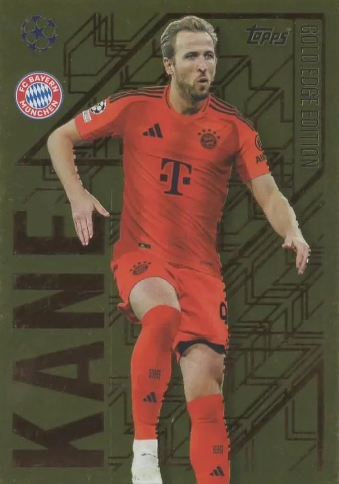 Match Attax 2024 2025 Harry Kane Gold Edge Edition Trading Card