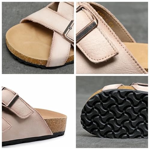 Women's Woven Suede Mary Jane Flats - 3cm Peep Toe Summer Luxury Platform3