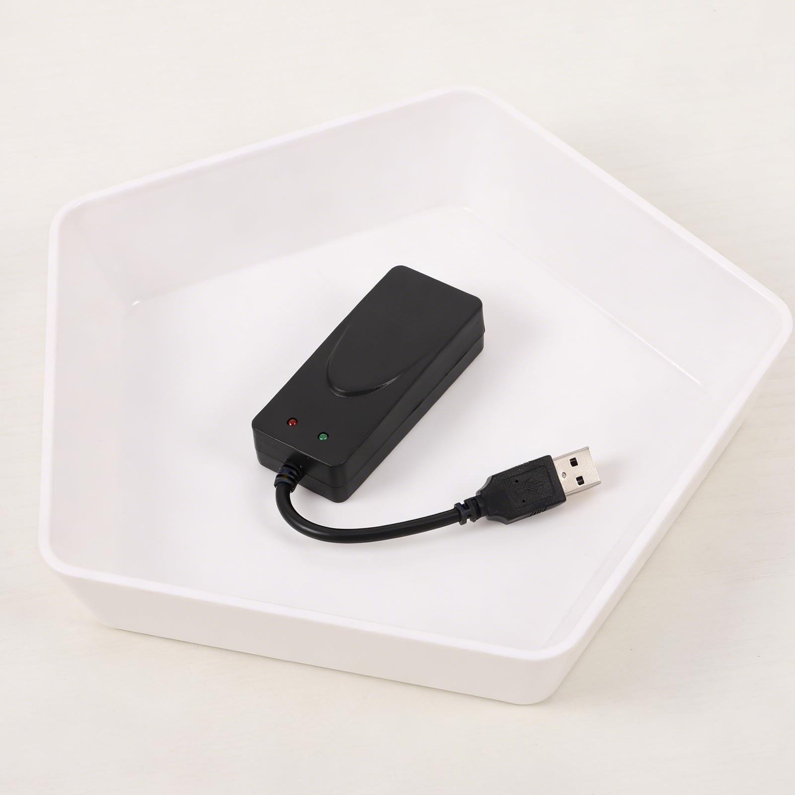 Modem fax USB - Adattatore modem esterno a doppia porta alta velocità per connettività, accessori per computer per reti domestiche e per ufficio 56K