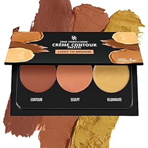 Black Radiance True Complexion Creme Contour Palette, Light to Medium, 7.5 Gram