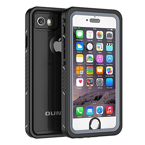 Greatest Product OUNNE iPhone 6/6s Waterproof Case, Shockproof Dustproof Waterproof with Touch ID Sand Proof Snowproof Full Body Cover for iPhone 6/6s(4.7inch-Black