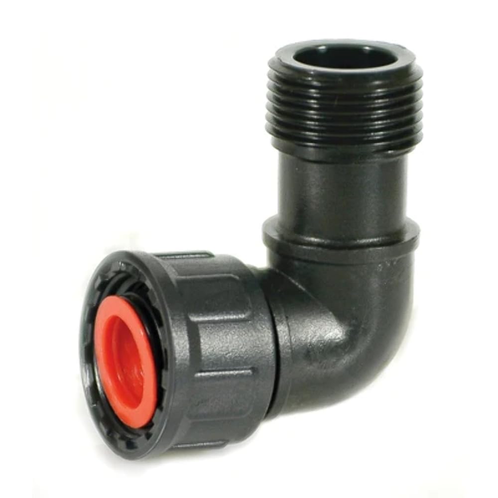 Codo M/F con OR 1" para instalaciones de riego