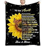 YOYICU Regalos para tía de sobrina, 60 x 80 pulgadas