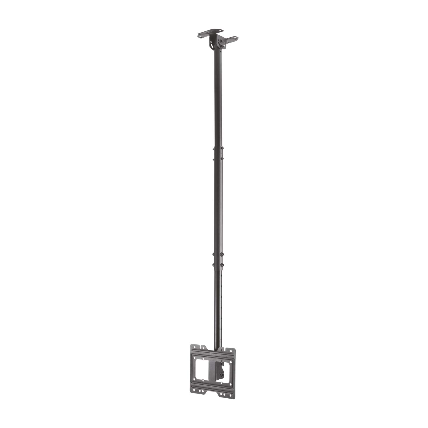 AISENS Soporte DE Techo Giratorio, INCLINABLE, Extensible para Monitor/TV 50KG DE 23-43, Negro (Paquete de 2)
