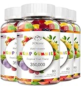 4 Pack Omega 3 6 9 Gummies Vegan Edible Bear Candy, Non-GMO, Low Sugar