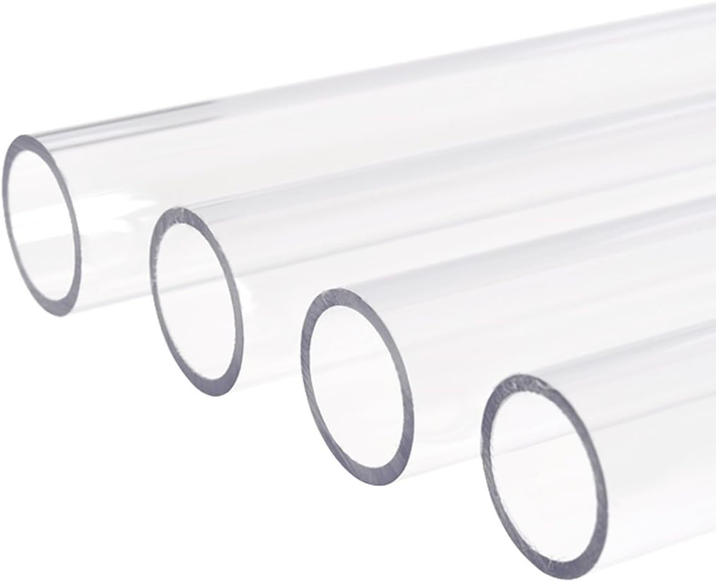 Alphacool Eisrohr PETG HardTube 13mm ID, 16mm OD, 60cm, Clear, 4-Pack