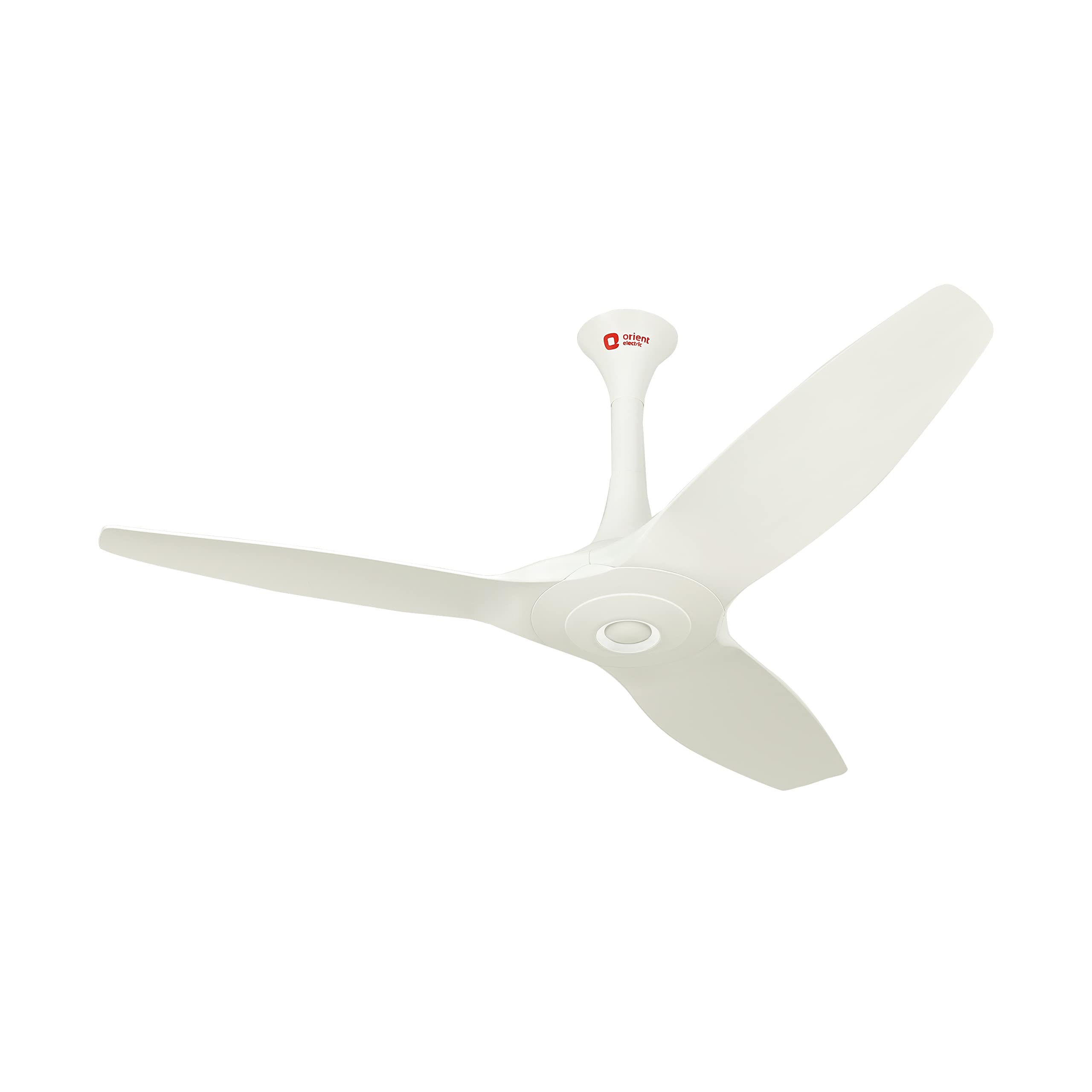 Orient Electric 1230 mm Aeroquiet ceiling fan |Best-in-class 18-pole motor | Rust-proof ABS blades |100% Copper motor |Whisper-quiet operation | 2-year warranty |Orbes White, pack of 1