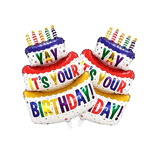 2pcs Happy Birthday Balloon Big 41 Foil Inflated Mylar Balloons for Birthday Party Supplies Baby Shower Decorations