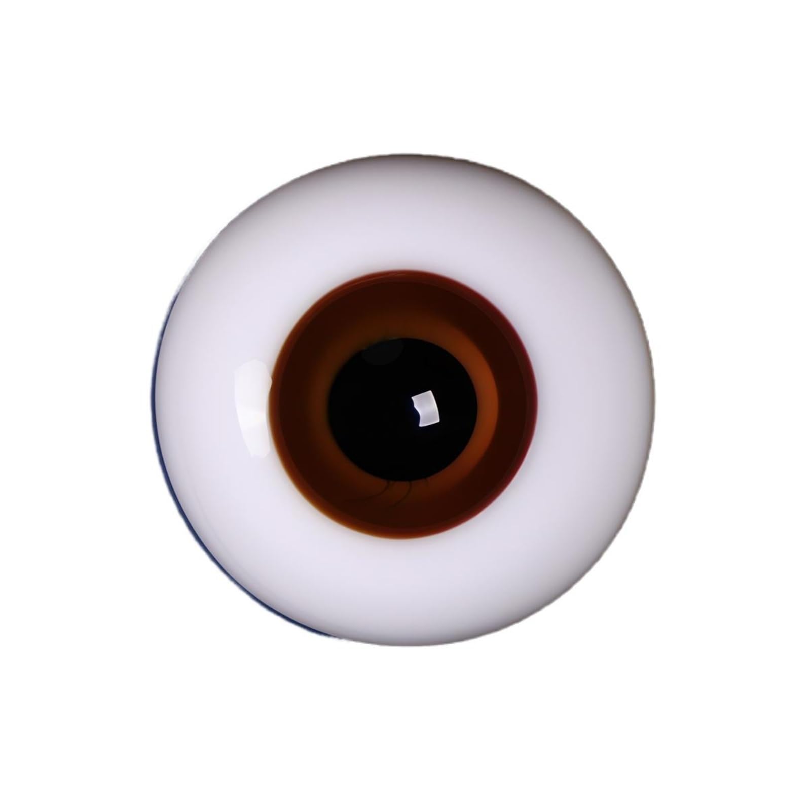 Occhio di Vetro BJD, 10/12/14/16/18mm Marrone Scuro simulato Umano 1/3 1/4 1/6 OB11 BJD Doll Eyeballs(18MM(9-9.5))