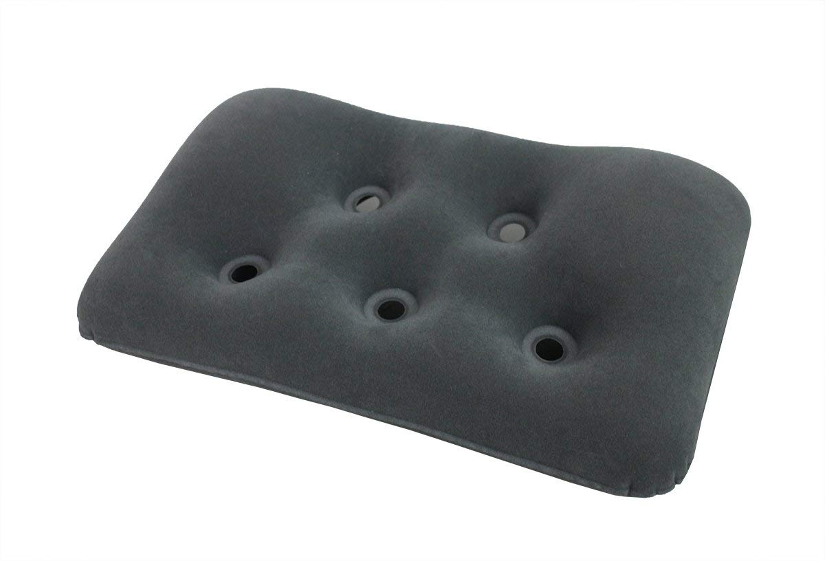 ObboMed® SV-3110 Folding Inflatable Portable Travel Lightweight Back Lumbar Support Back Pain Relief Pillow Cushion for Office Working, Car Traveling, Camping and Long Trip, Size 13.5”(L) x 8.5”(W)