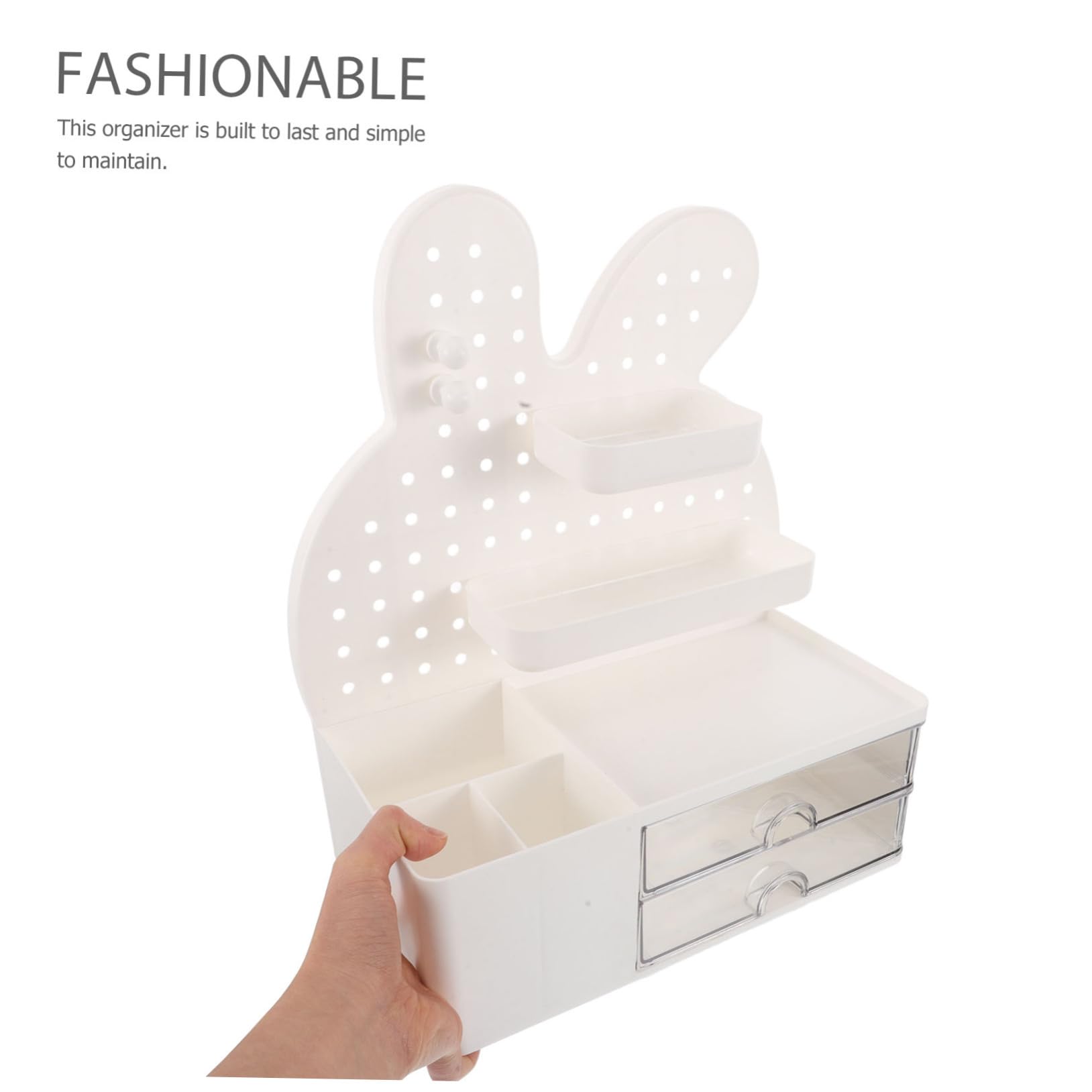 TOPBATHY Scatola Portaoggetti Per Cancelleria Con Pannello in Plastica Organizer Per Cassetti Da Scrivania Portaoggetti Con Cassetto Per Ufficio Accessori Da Scrivania Per Forniture Per