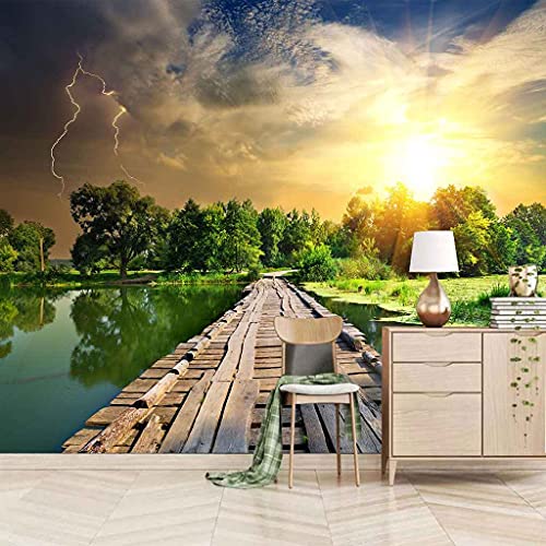 Papier Peint Canevas Paysage Lac 3D Toile Salon 250x175