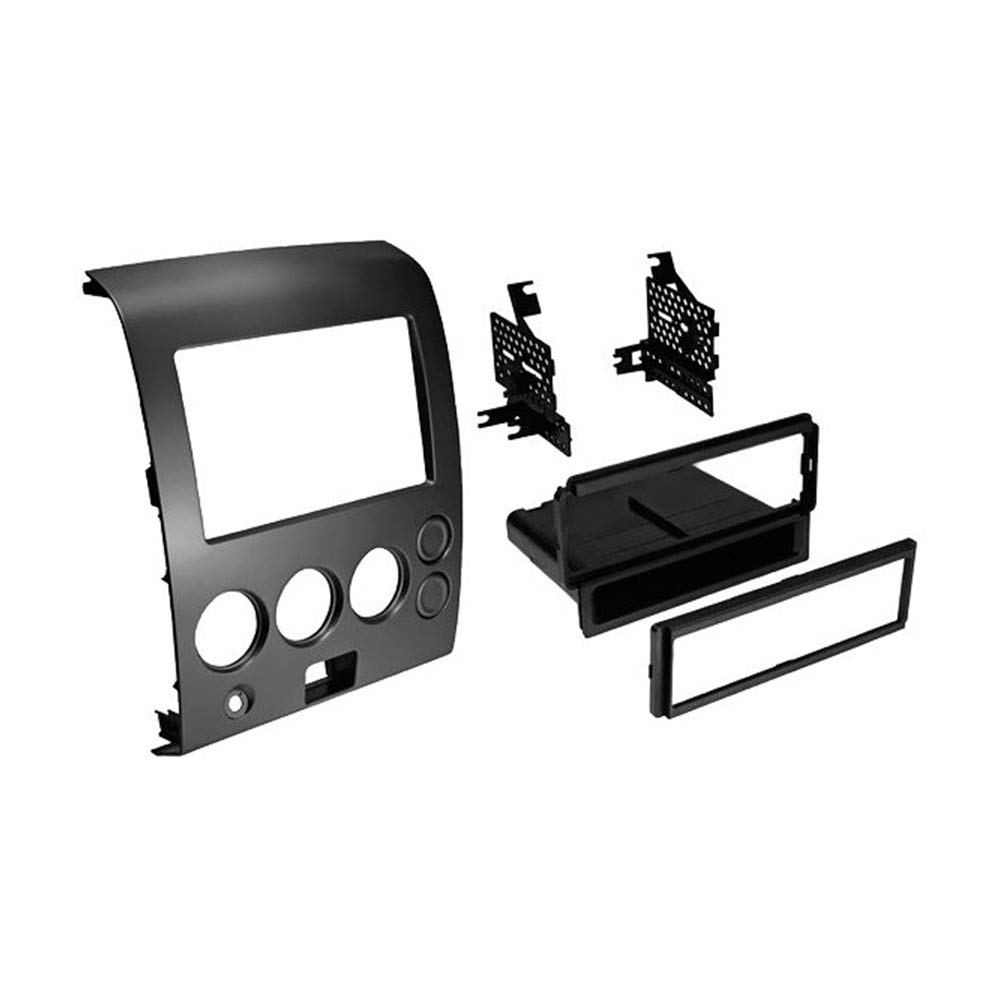 CACHÉ KIT1065 Bundle with Car Stereo Installation Kit for 2006 – 2007 Nissan Titan – in Dash Mounting Kit, Harness for Single Din Radio Receivers (3 Item)