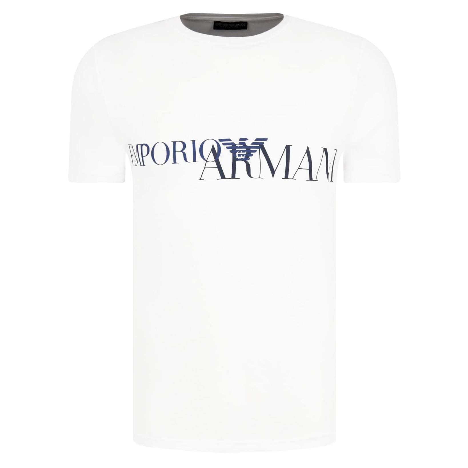 Emporio Armani T-Shirt Uomo 111035 0A516, Maglietta Manica Corta, Girocollo (Bianco, M)