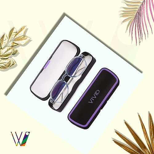 Image of VIVID Unisex Specs Magnetic Eyewear Dabbi Faux Leather Hard Case Cover
