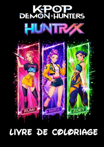 Livre de Coloriage K-Pop Demon Hunter: Un livre de coloriage amus...