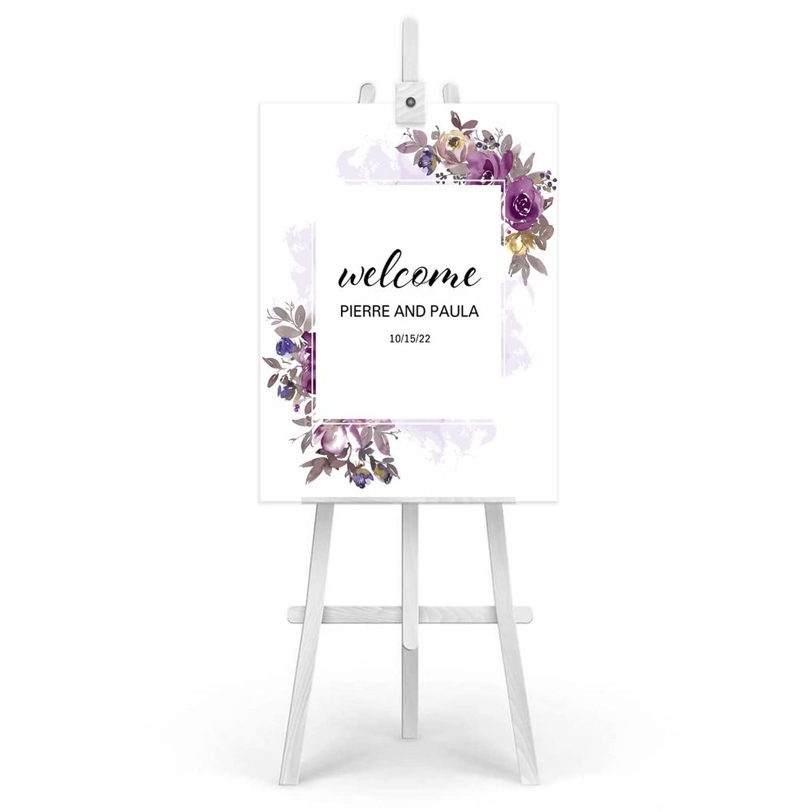 Wood Wedding Sign Personalized Wedding Sign Wedding Entrance