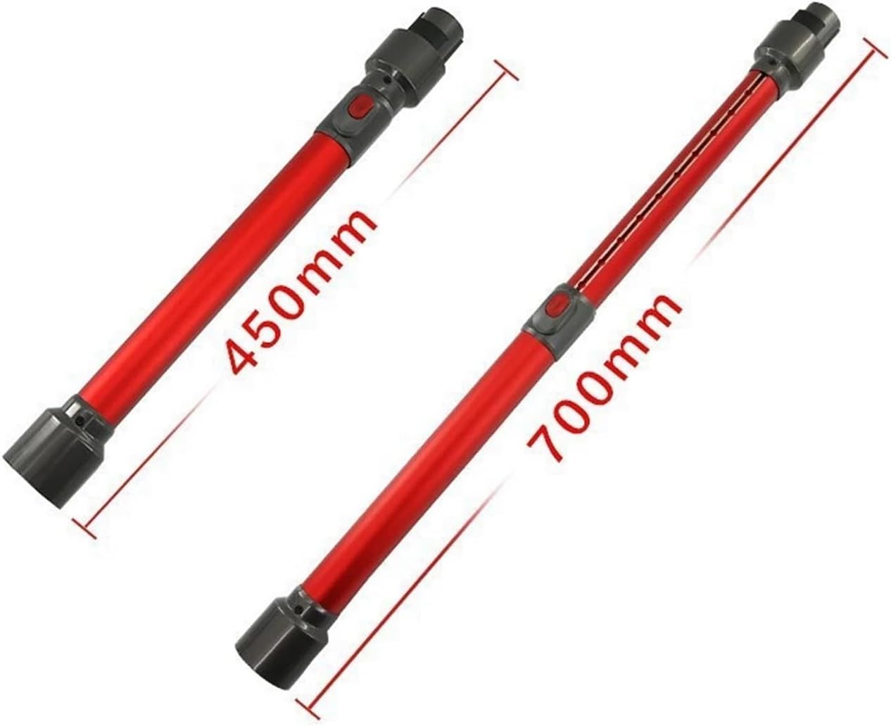 Telescopic Rod Extension Tube,Compatible For Dyson V7 V8 V10 V11 V15，Compatible For Laresar V7，Vacuum Cleaner Parts(A)
