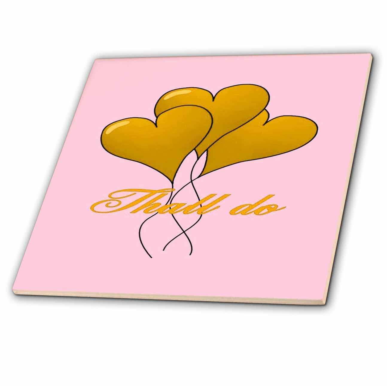 3dRose Thall Do Yorkshire Tyke Romantic Compliment Opulent Yellow - Tiles (ct_357170_4)