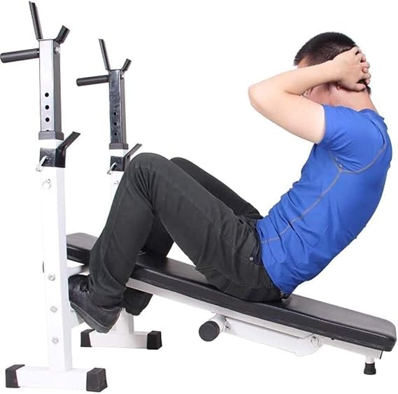 Gym Bench Adjustable Bench Folding Weight Table Multifunctional Weightlifting Bed Press Foldable Squat Rack Benches for Muscle Training