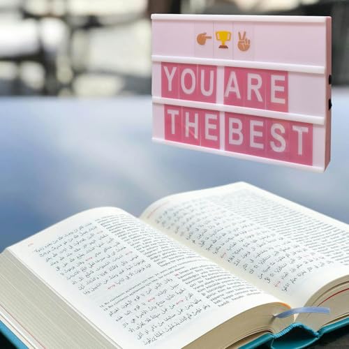 LED Light Box for Home and Office Decor | Gift for Women and Girls