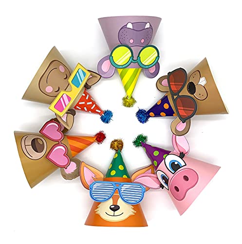 Birthday Hats For Kids Diy Party Hats I Pack Of 12 Cone Party Hats For Kids, Party Favors For Kids, Hat Birthday Party, Birthday Games, Craft Project For Parties Craft Kit, Hat Birthday Party #TOP1