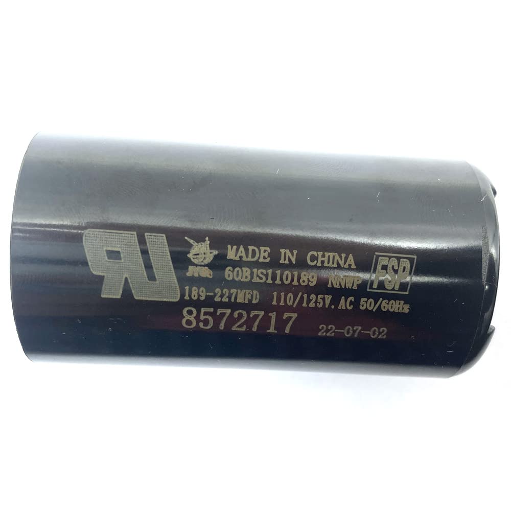 8572717 482156 2859, 357021, 3949169, 661606, W10244889 Start Capacitor Compatible with Washer Match fit Whirlpool