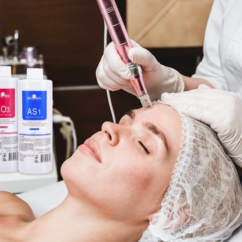 YMEYFAN Hydrate Solution for Facial AS1 SA2 AO3 for Hydrogen Oxygen Facial Machine Professional, Aqua Peeling Solution Hydrate Serums for Facial Cleansing, Face Skin Care, Hydrating (400ml/6Pcs) - Image 6
