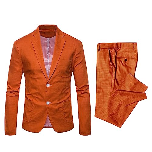 Costume en lin homme élégant pour le dîner de Noël en famille