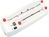 Business Card Cutter Machine Heavy Duty, Electric Automatic Binding & Paper Cutter, 9 Steel Blades, 120-300g Paper, 1-18mm Margin, Burr-Free Cutting for A4 Paper/90x54mm Cards