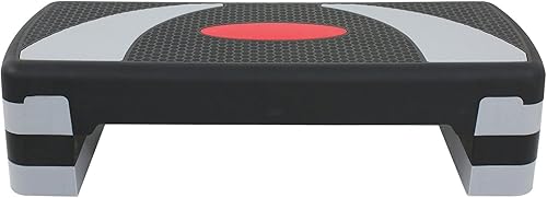 Vista 6 de ZENY 31’’ Aerobic Step Platform, Adjustable Exercise Workout Stepper with Stable Risers, Stand Up Steppers for Exercise at Home, Fitness Equipment