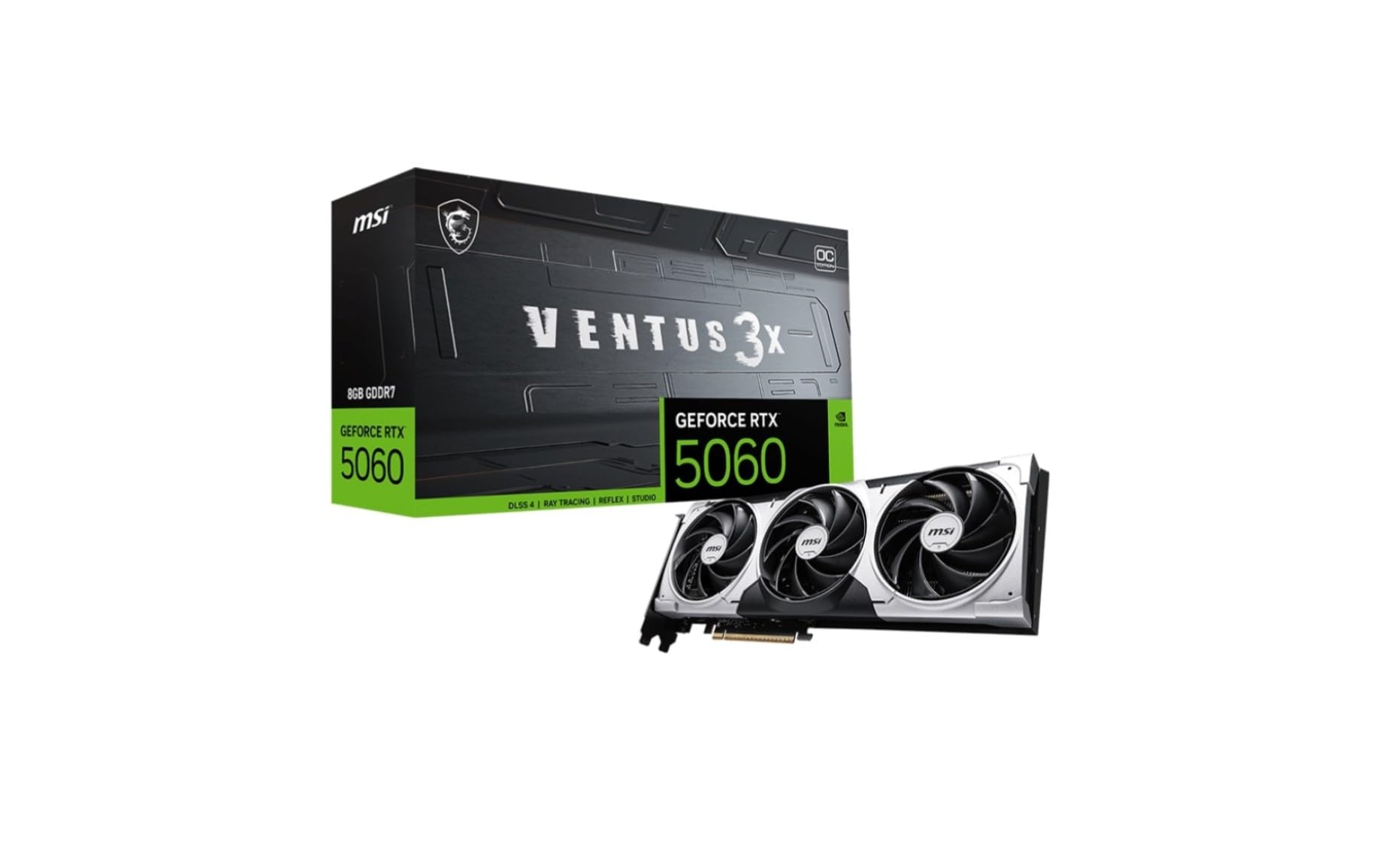MSI VGA GEFORCE RTX 5060 8G VENTUS 3X OC : Amazon.com.tr: Bilgisayar