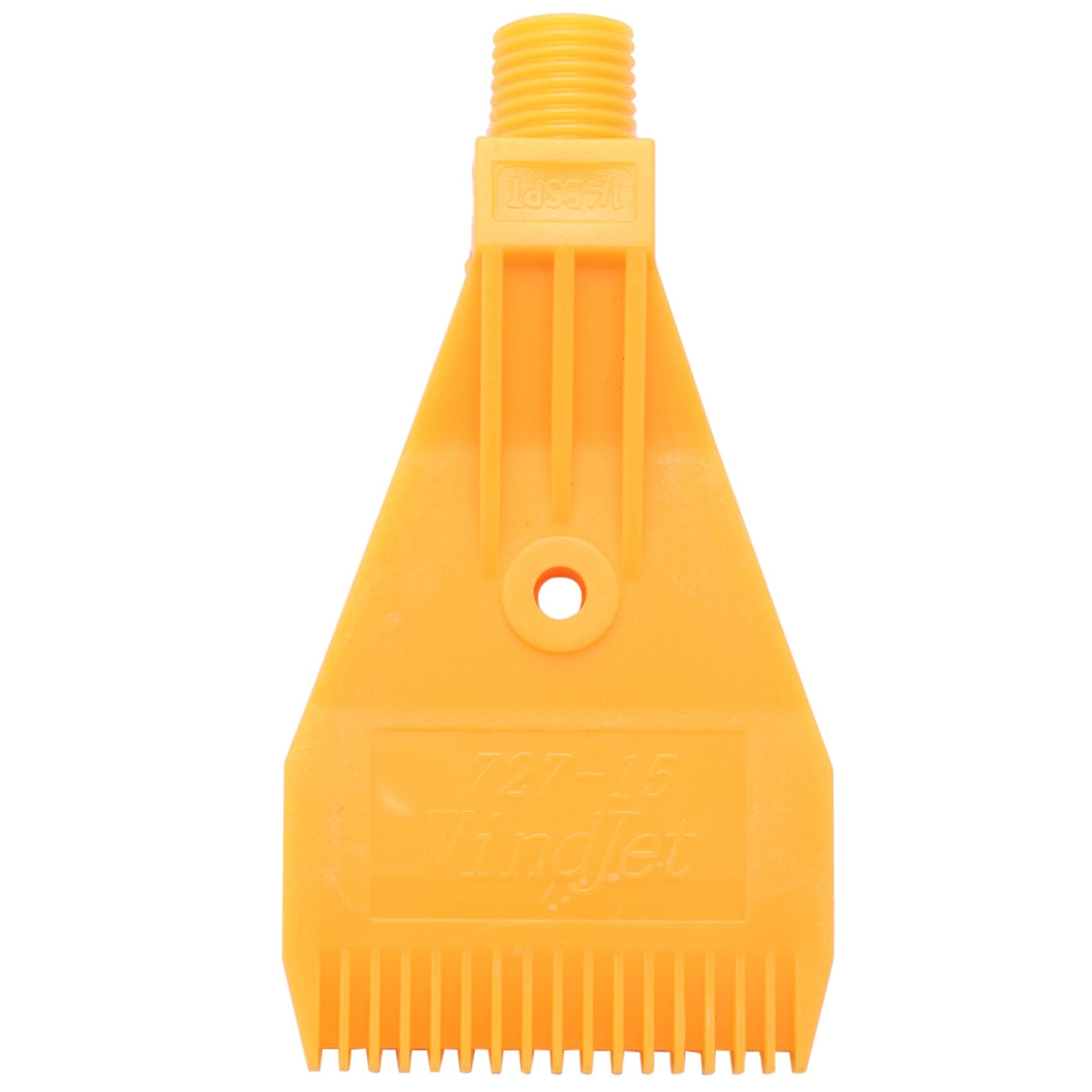 1 / 4BSP ABS Boquilla de soplado monotrou de boquilla a rosca exterior, boquilla de aliento, color amarillo