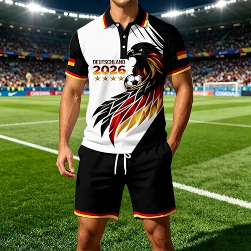 Ropa de negocios moderna con elementos de fútbol alemán para el día a día 3
