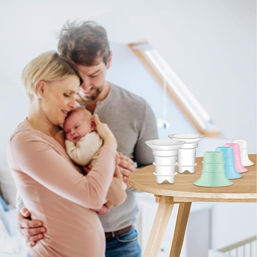 Miniatura 10 de Maymom Insertos de brida de 0591in compatibles con Medela Spectra escudos  bridas de 0945in MomcozyWillow Vaso Compatible con Medela Freestyle