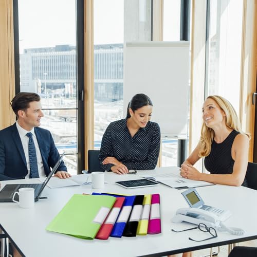 FOSHISY 6 Pack A4 Presentation Display Book, A4 Display Folder with Pockets, Polly Pocket Folder with 30 Sleeves 丨350 Micron Cover with 30 Micron Pages - Image 6