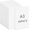 16 Pack A3 White Foam Board, 5mm Thickness Polystyrene Sheet Foam Board Sheets for Photo Framing, Art Display and Handicraft 297x420mm