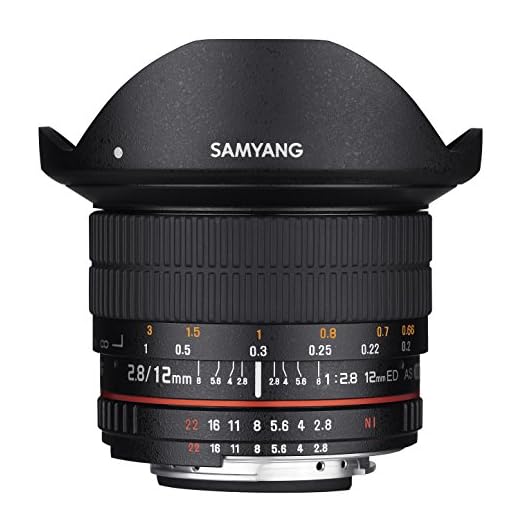 Samyang 12mm F2.8 Ultra Wide Fisheye Lens for Nikon DSLR Cameras - Full Frame Compatible