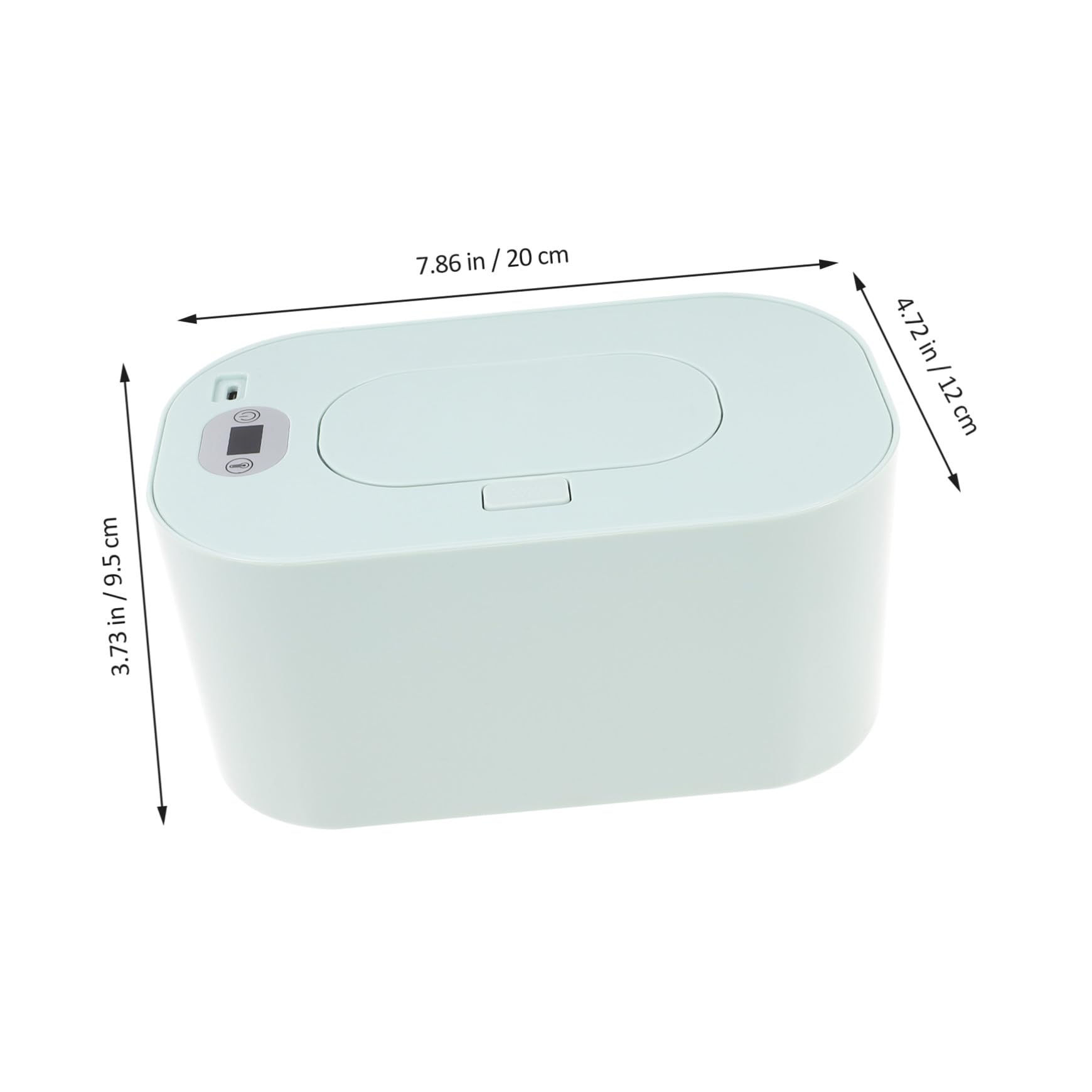 TEHAUX Calentador de Toallitas Húmedas Temperatura Ajustable para Bebés Portátil para Material Abs y Pp Dispensador Adecuado para Uso en Casa y Coche